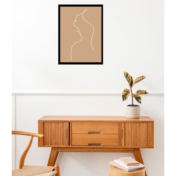 Plakatas 29x41 cm Lovers Line Art – Veronika Boulová-image-1