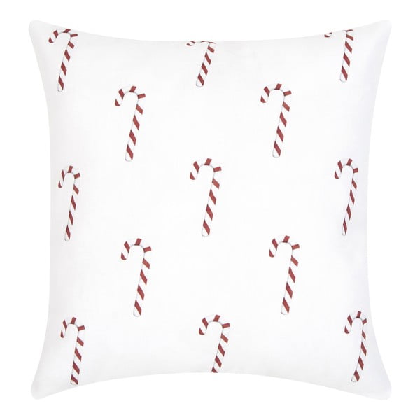 Medvilninis dekoratyvinis pagalvės užvalkalas Westwing Collection Candy Cane, 40 x 40 cm