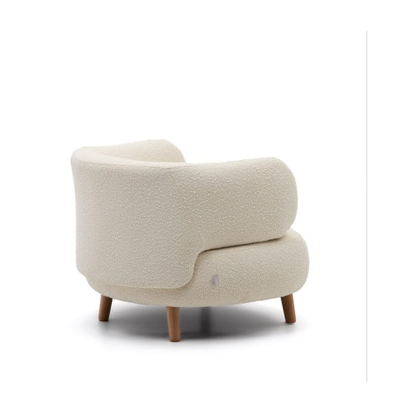 Krėslas kreminės spalvos Luisa – Kave Home-image-3