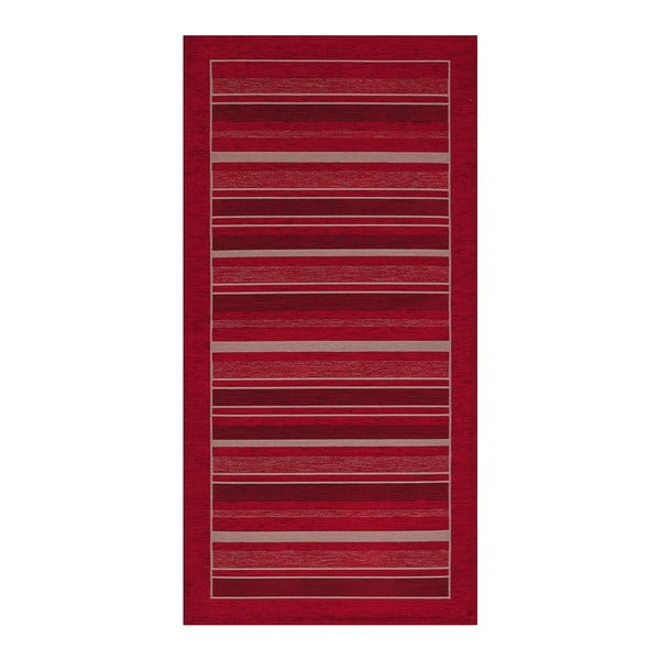 Veliūrinis raudonas kilimas Floorita Velour Ross, 55 x 280 cm