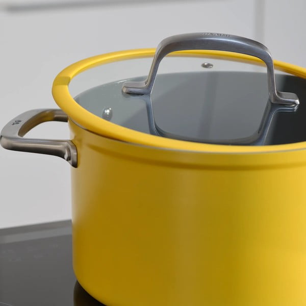 Puodas su dangčiu/su keramine danga tinka indukcinei viryklei 5,5 l Meda 3.0 – FABINI-image-1