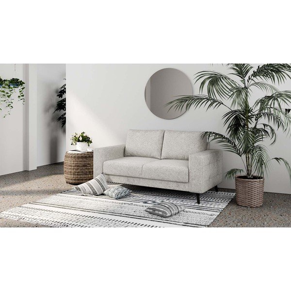 Sofa kreminės spalvos 168 cm Fynn – Ghado-image-1