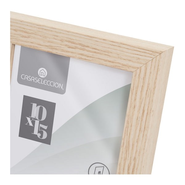 Natūralios spalvos pastatomas/pakabinamas rėmas 12,5x17,5 cm Sencillo – Casa Selección-image-4