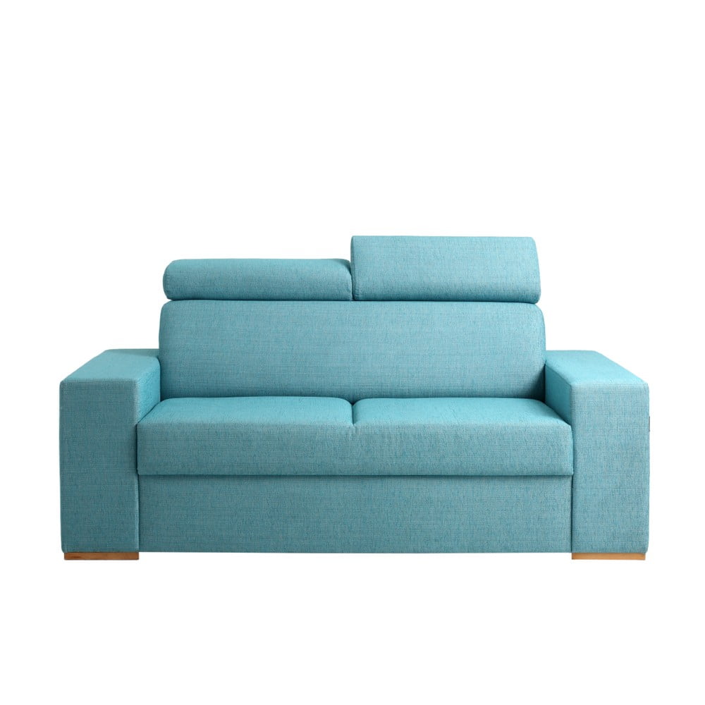 Turkio spalvos mėlyna dvivietė sofa Individualizuotos formos "Atlantica