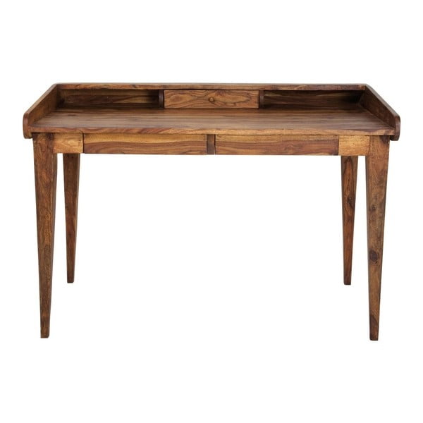 Darbo stalas iš egzotinės medienos Kare Design Authentico