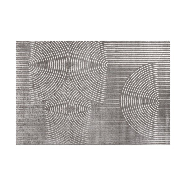 Iš viskozės kilimas pilkos spalvos 140x200 cm Geode – douceur d'intérieur-image-2