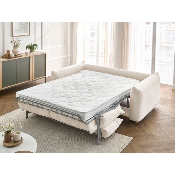 Sulankstoma sofa kreminės spalvos 234 cm Ernest – Bobochic Paris-image-1