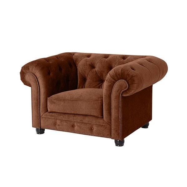 Rudas fotelis "Max Winzer Orleans Velvet-image-1
