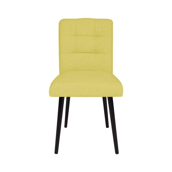 Geltonos spalvos valgomojo kėdė "Cosmopolitan Design Monaco