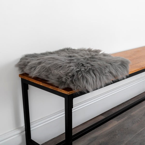 Iš avies kailio sėdynės pagalvėlė 45x45 cm – Native Natural-image-2