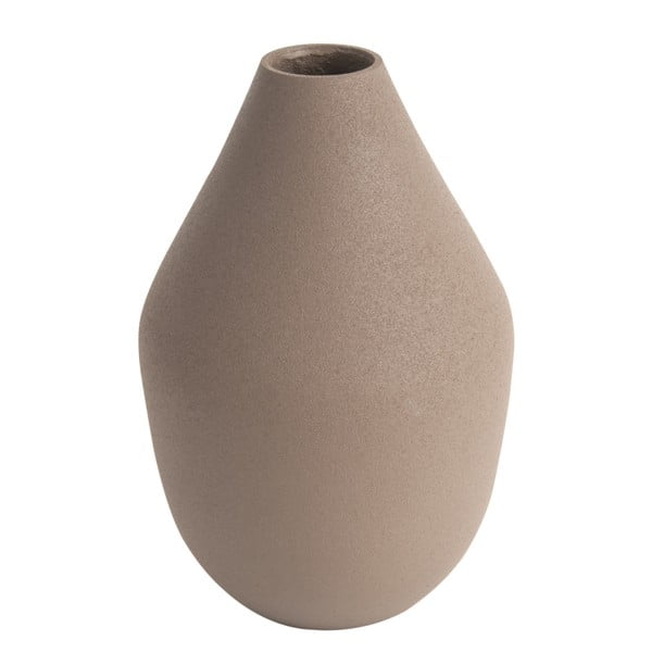 Smėlio spalvos vaza PT LIVING Nimble Cone, aukštis 14 cm