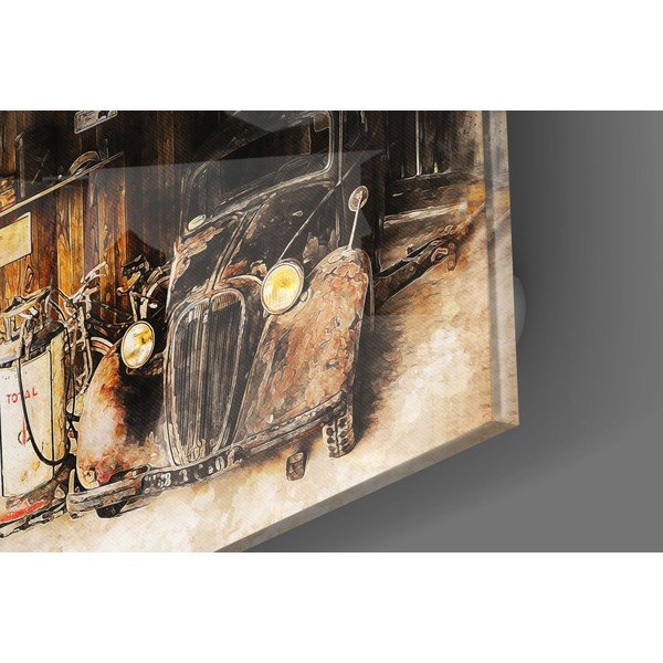 Paveikslas ant stiklo Insigne Old Car-image-2