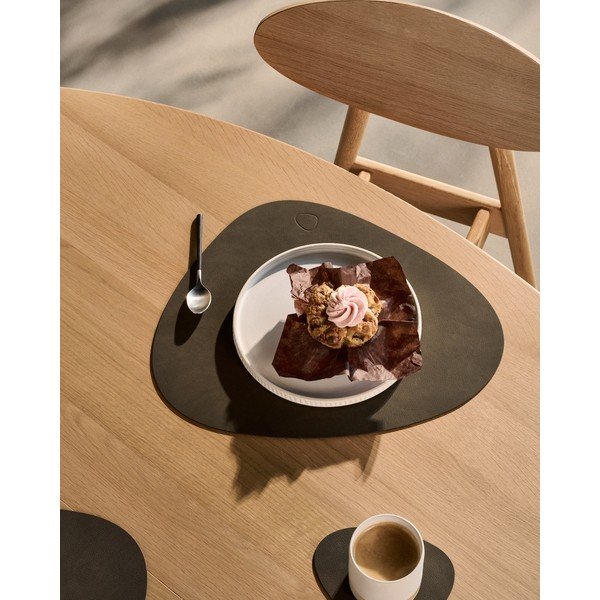 Iš eko odos padėkliukas 37x44 cm Curve L Nupo – LIND DNA-image-1