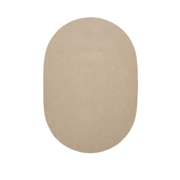Iš perdirbto pluošto lauko kilimas smėlio spalvos 160x230 cm Rodhe – Kave Home