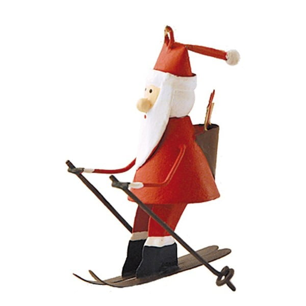 Pakabinama kalėdinė dekoracija Santa on Skiis - G-Bork
