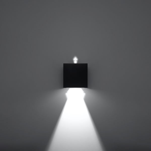 Sieninė lempa juodos spalvos LED Pinio – Sollux-image-4