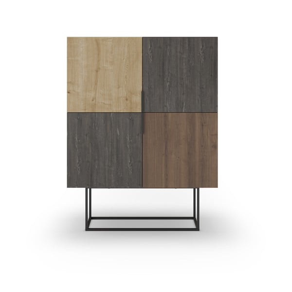 Spintelė rudos spalvos/natūralios spalvos iš ąžuolo 100x130 cm Titan – Marckeric