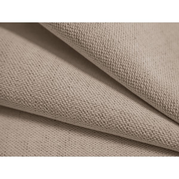 Šviesiai rudos spalvos dvigulė lova audiniu dengta su sandėliavimo vieta/be galvūgalio su lovos grotelėmis 160x200 cm Susan – Micadoni -image-4