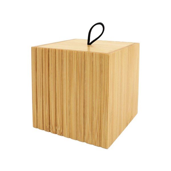 Natūralios spalvos iš bambuko vonios organizatorius vatos diskeliams Hanoi – douceur d'intérieur