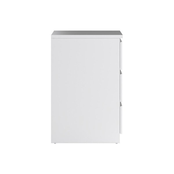 Baltos spalvos šoninė spintelė 154x76x50 cm Naia – Tvilum-image-4