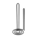 Černý držák na kuchyňské utěrky Metaltex My Roll Lava