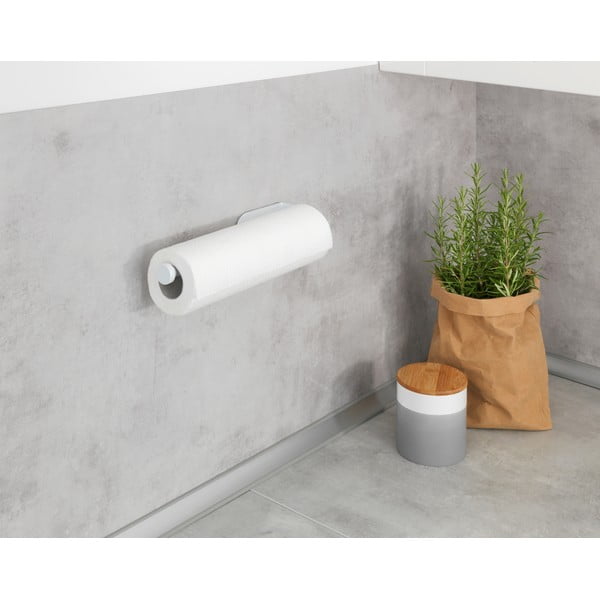 Baltas sieninis laikiklis virtuviniams rankšluosčiams Wenko Nio-image-1