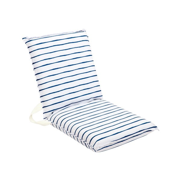 Balta ir mėlyna sodo krėslo pagalvė Sunnylife Nouveau Bleu