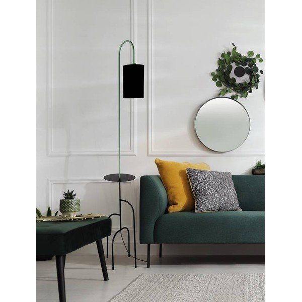 Žalios-juodos spalvos grindų lempa (aukštis 175 cm) Ravello - Candellux Lighting-image-1