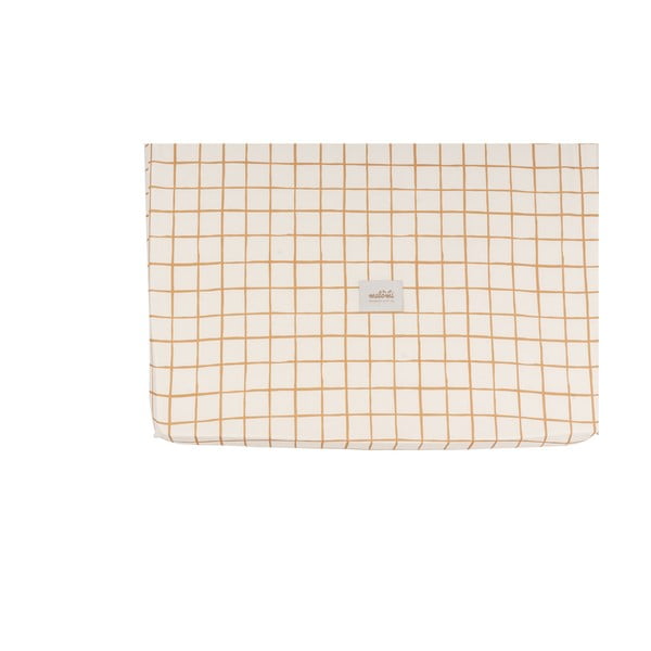 Medvilninė paklodė 80x160 cm Camel Check - Malomi Kids-image-2