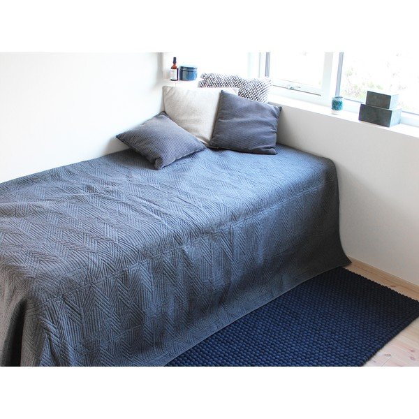 Mėlynas vilnos kilimas Wooldot Ball Rugs, 100 x 150 cm-image-3