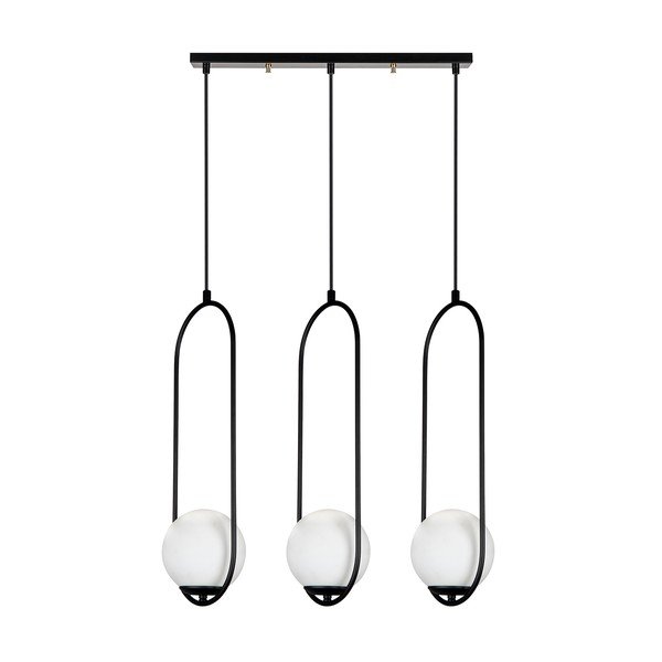 Juodas pakabinamas šviestuvas Squid Lighting Arch, aukštis 146 cm-image-2