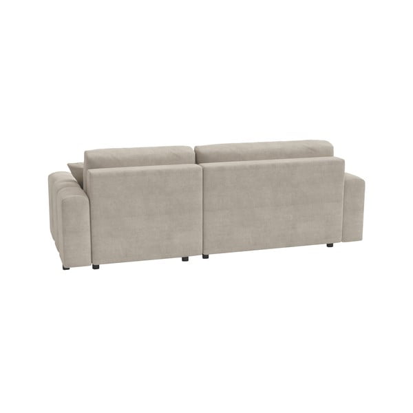 Kampinė sofa smėlio spalvos (kintama) Luki – Ropez-image-2