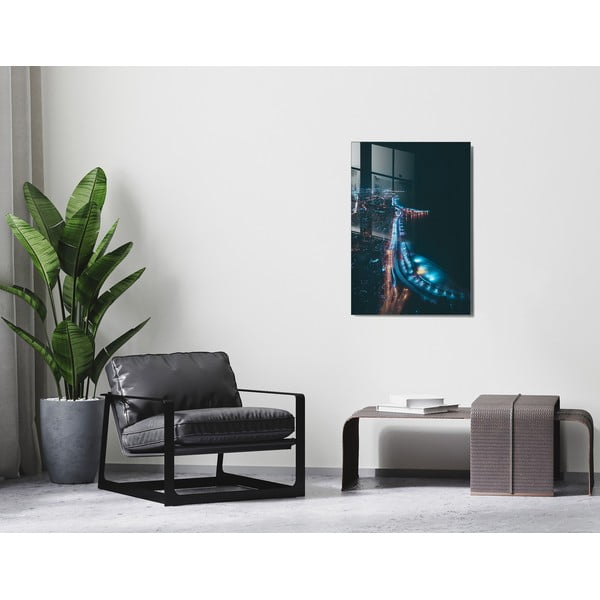 Paveikslas ant stiklo 50x70 cm Night Way - Wallity-image-2