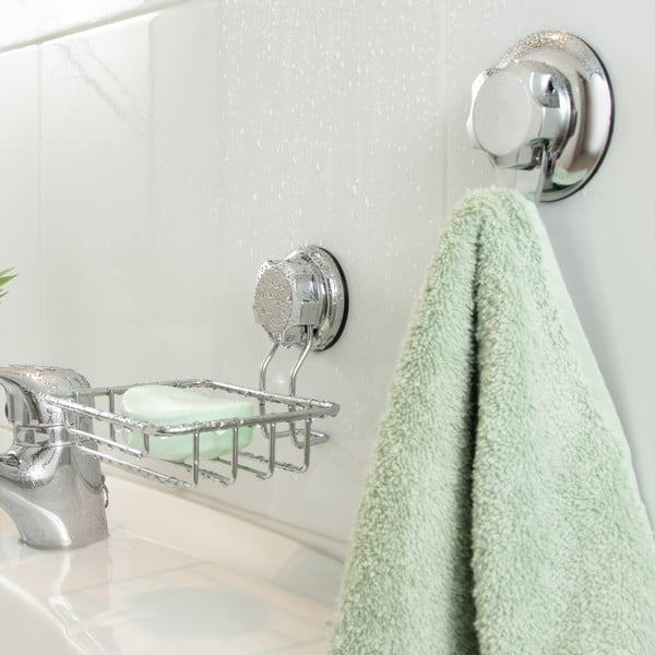 Klijuojama iš plieno muilinė sidabrinės spalvos Bestlock Bath – Compactor-image-3