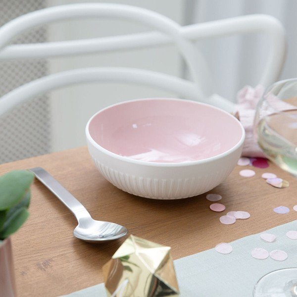 Baltos ir rausvos spalvos porceliano indas Villeroy & Boch Blossom, 850 ml-image-1