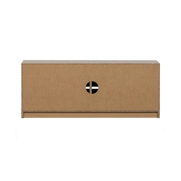 Modulinis televizoriaus stalas natūralios spalvos iš ąžuolo 110x44 cm Modulair – vtwonen-image-4