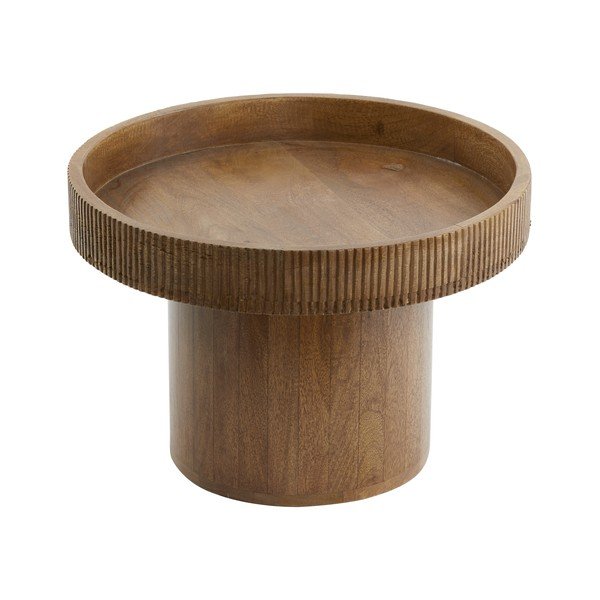 Iš mango masyvo apvalios formos šoninis stalas ø 50 cm Kalomo – Light & Living-image-3
