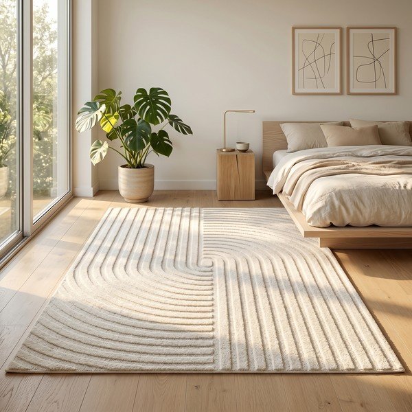 Kreminės spalvos kilimas 120x170 cm Serenity – ESTE-image-2