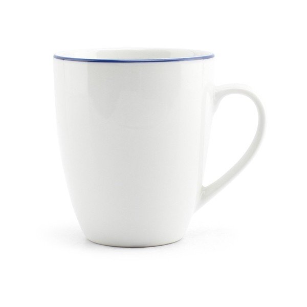 Baltos spalvos iš porceliano puodelis 380 ml Basic White – BonBistro