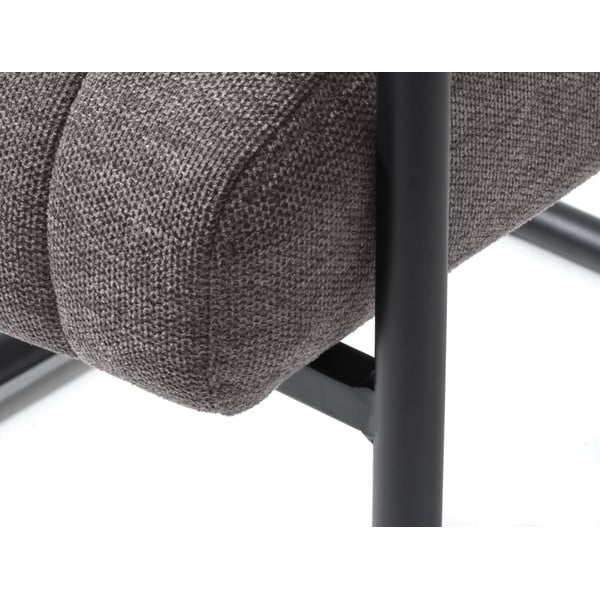 Valgomojo kėdė tamsiai pilkos spalvos Trout – Unique Furniture-image-4