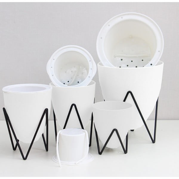 Baltas vazonas Tomasucci Poppy, ø 11,5 cm-image-1