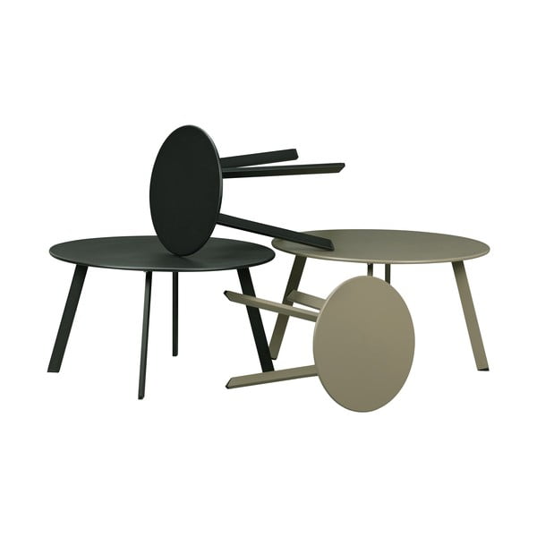 Žalias geležinis sodo staliukas WOOD Fer, ø 40 cm-image-3