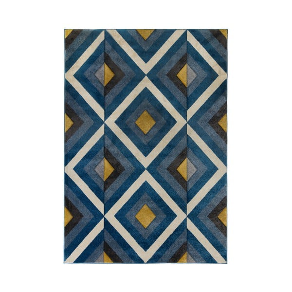 Mėlynas kilimas Flair Rugs Paloma, 200 x 290 cm