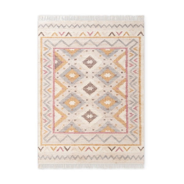 Rankų darbo kreminės spalvos iš džiuto kilimas 120x170 cm Roya Imani – Elle Decoration
