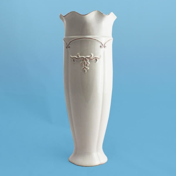Vaza "Antik I", natūralios baltos spalvos
