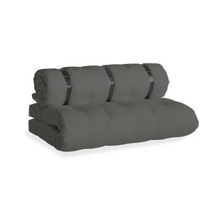 Tamsiai pilka lauko sofa lova Karup Design OUT™ Buckle Up