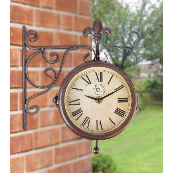 Sieninis laikrodis su termometru "Ego Dekor Rustic-image-1