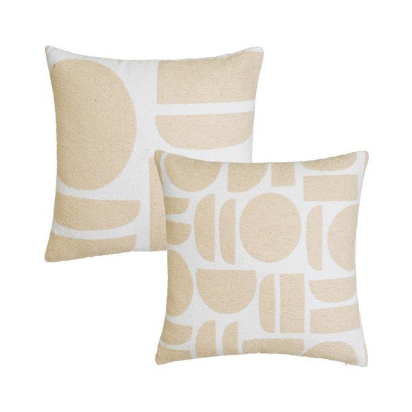 Iš boucle dekoratyvinės pagalvėlės 2 vnt. 45x45 cm Mid Century – Casa Selección