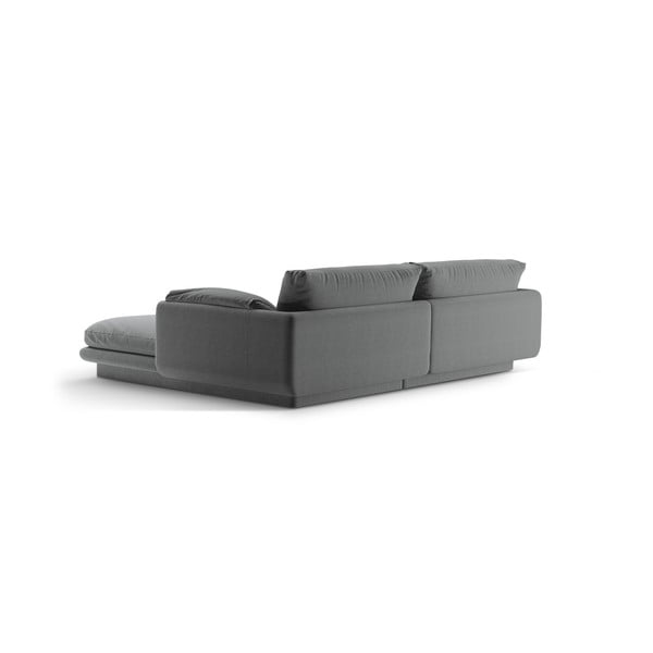 Kampinė sofa tamsiai pilkos spalvos (su kairiuoju kampu) Torino – Micadoni Home-image-3