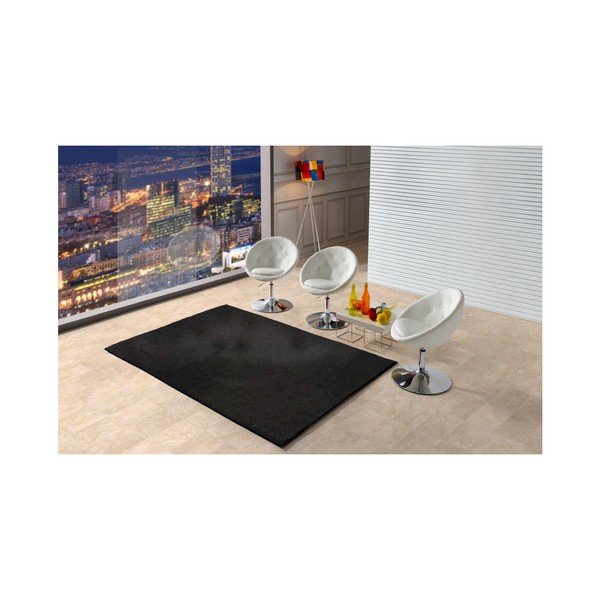 Antracito pilkos spalvos kilimas "Universal Veluro Noche", 57 x 110 cm-image-1